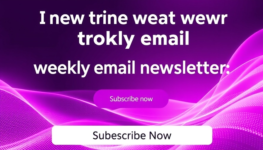 Promotional banner inviting subscriptions to email newsletter.