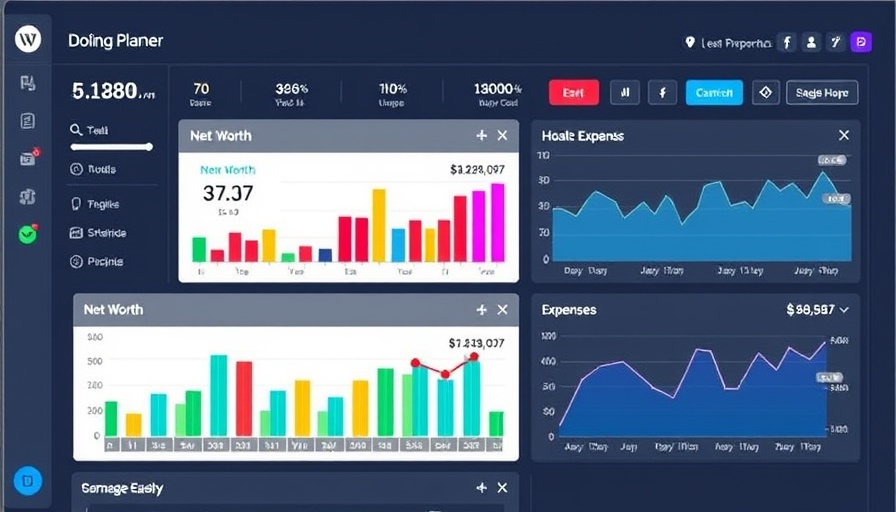 ProjectionLab Financial Planning Tool interface with graphs and data.