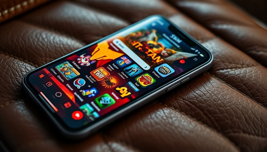 STAN gaming app interface on smartphone, close-up view.