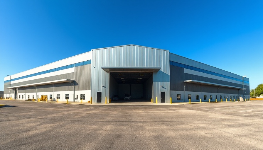 Modern warehouse in India's aircraft supply chain facility