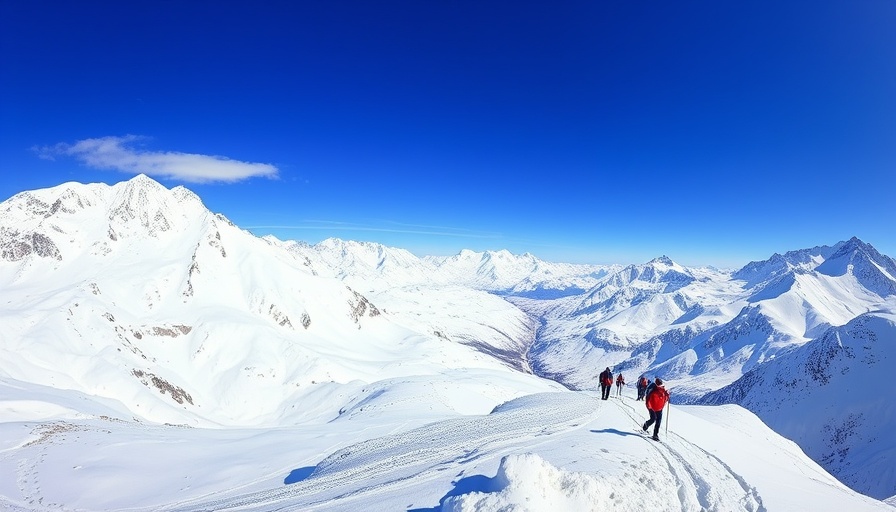 Mountaineers traversing snowy peaks, symbolizing strategic capital deployment journeys.