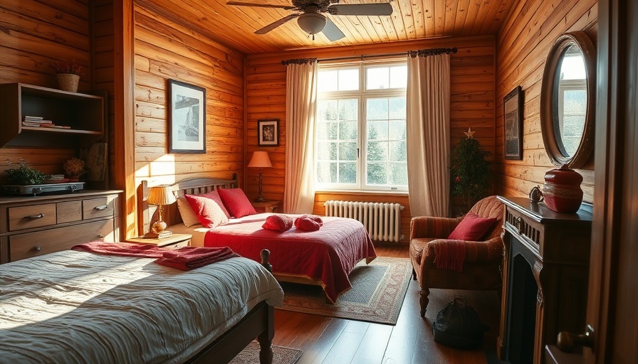 Cozy bedroom with warm tones, ideal for a smarter short-term rental investor.