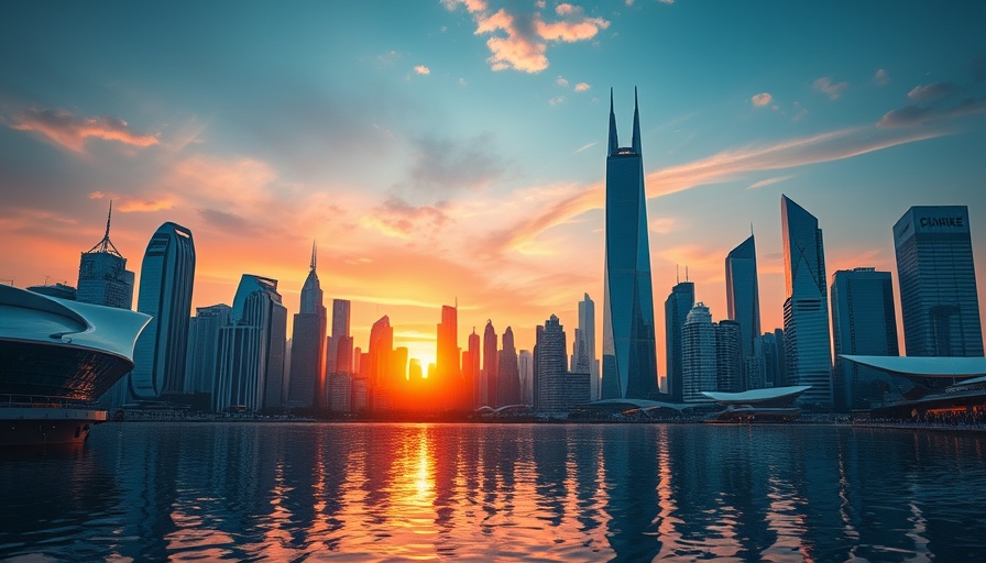 Futuristic skyline representing Visa European HQ relocation.