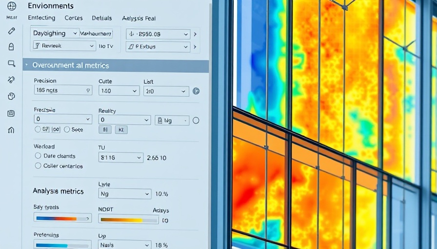 Interactive facade design tool showing cost-saving analysis.