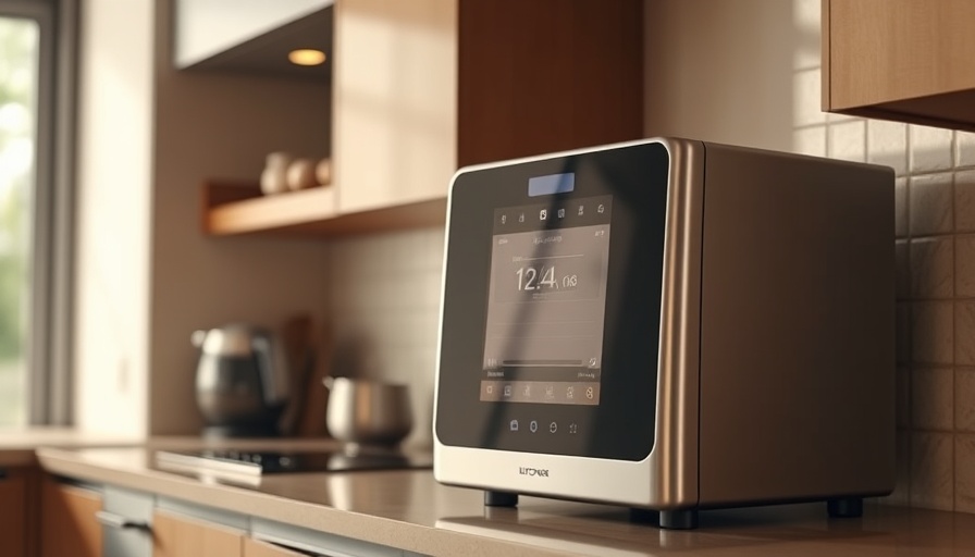 Monsieur Cuisine Smart kitchen appliance on countertop, alternative to Thermomix.