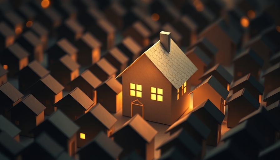 Spotlight on a standout house symbolizing invest in property 2025.