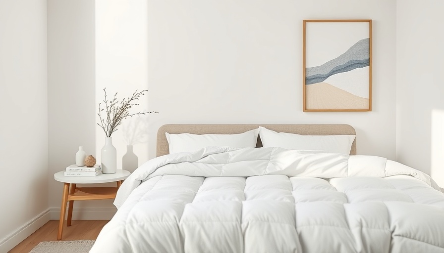Cozy minimalist bedroom, budget-friendly home essentials focus.