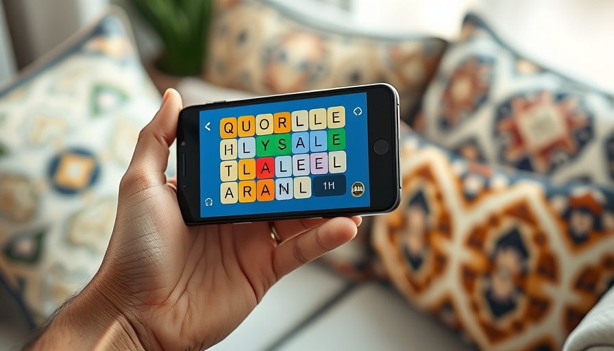 Quordle game hints and answers on smartphone screen.
