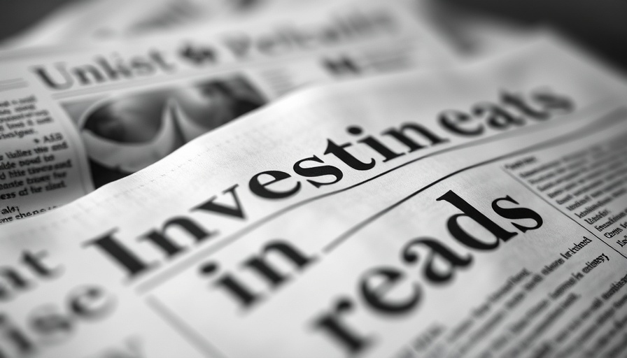 Close-up of newspapers with 'Investing reads' text highlighting investment behavior changes.