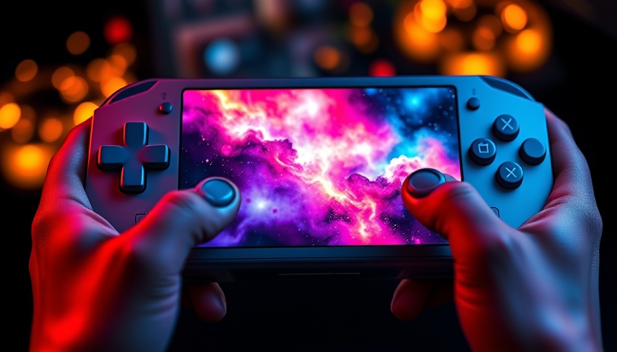 Close-up of sleek gaming console with vibrant display, Lenovo Legion Go 2 Price Rumors.