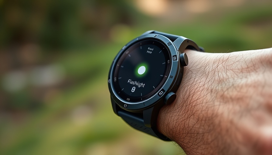 Garmin Fenix 8 Pro smartwatch with MicroLED display on wrist.