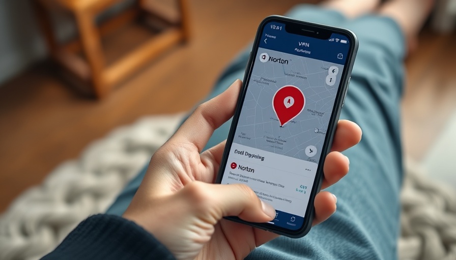 Norton VPN app on smartphone showing secure connection with OpenVPN.