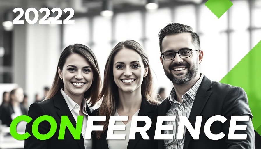 Business professionals discussing raising later-stage capital at San Francisco conference.