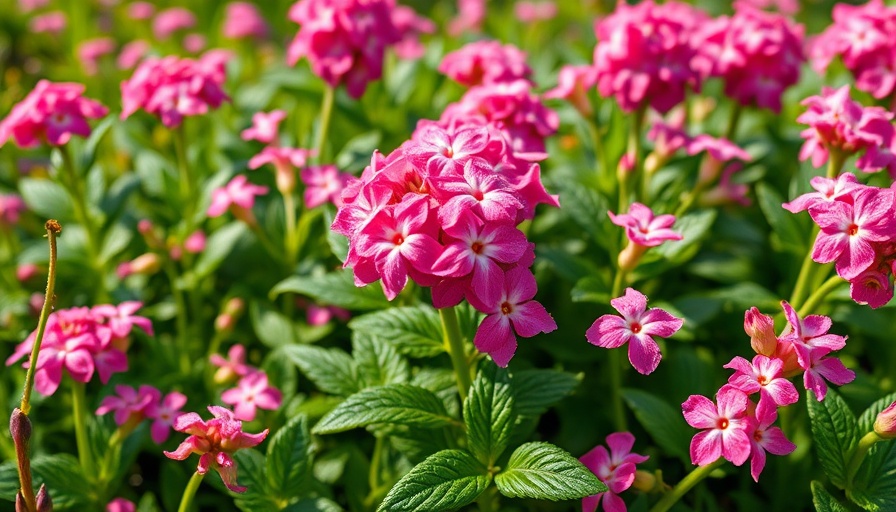 Vibrant perennial flowers perfect to plant in September garden.