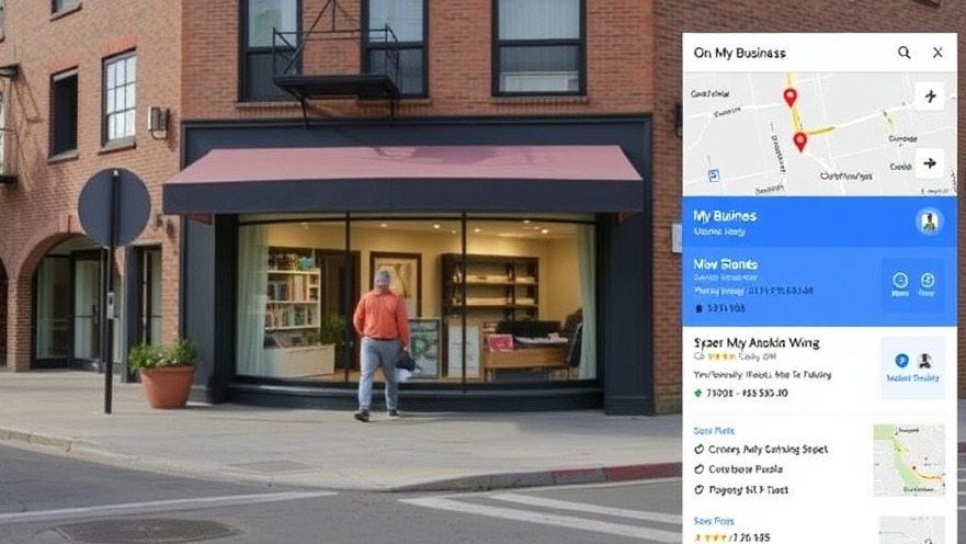 Google My Business listing showcasing key business information and visuals.