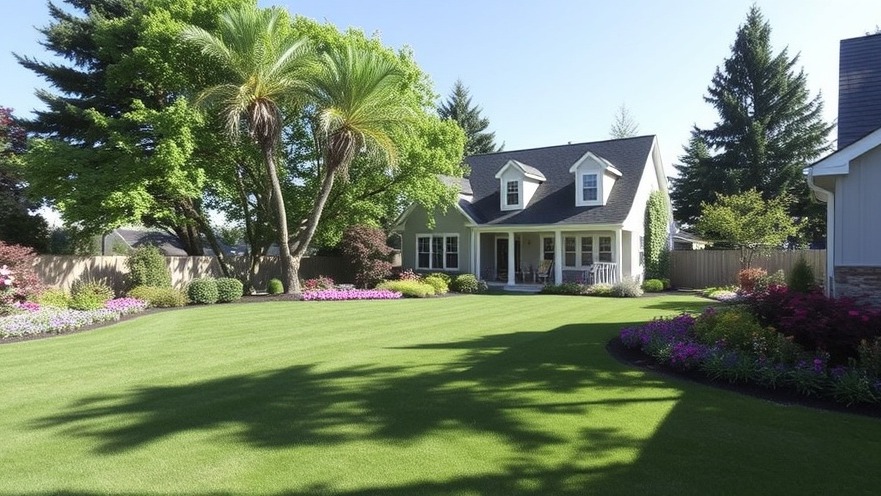 Beautiful lawn showcasing sustainable lawn practices and smart watering techniques.