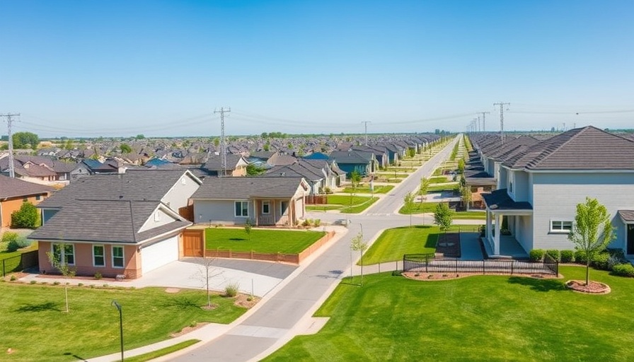 Suburban neighborhood illustrating Johnson County property tax cut impacts.
