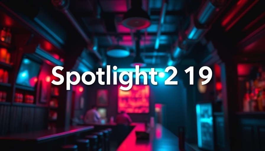 Spotlight219 Episode 5 title on dark neon-lit bar backdrop.