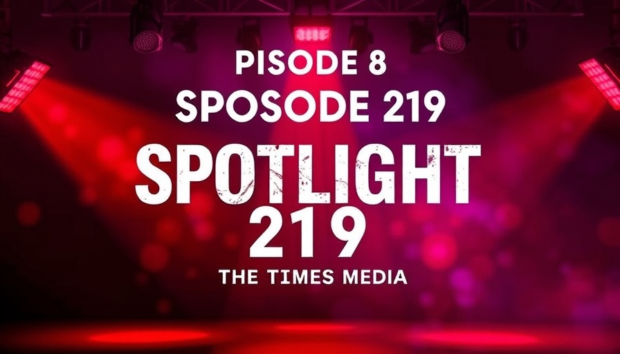 Spotlight 219 promotional graphic for Community Charities and Local Events