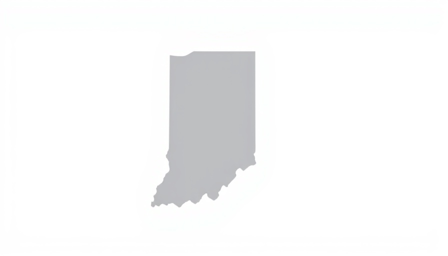 Indiana silhouette representing Indy-Charlotte double event