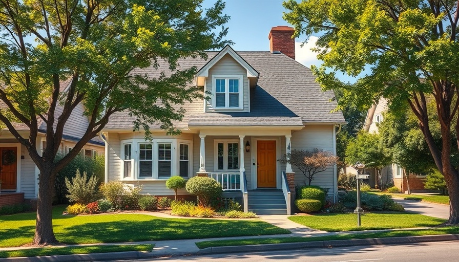 Affordable home ownership in Vigo County depicted with a charming house.