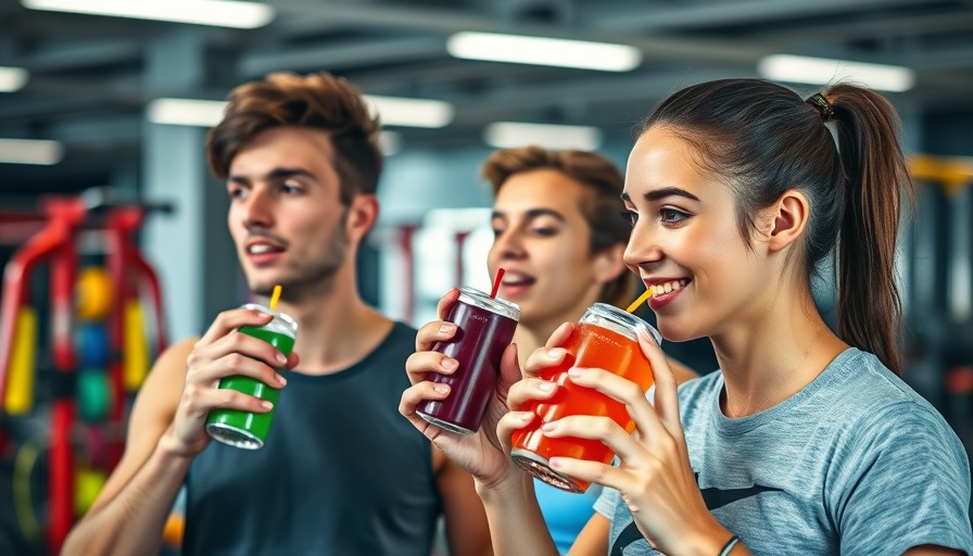 Young adults staying hydrated with energy drinks, Functional Food Solutions