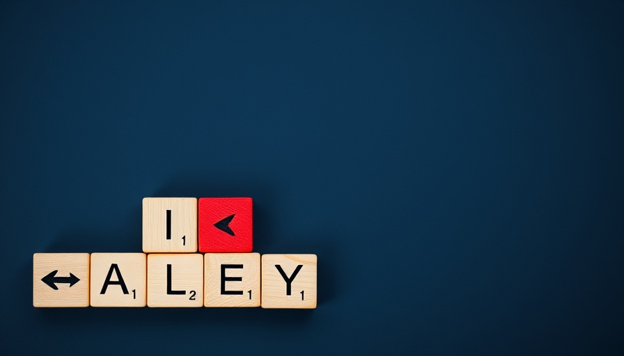 Wooden blocks with arrows on blue background, symbolizing alternatives to standard inpatient mental health care.