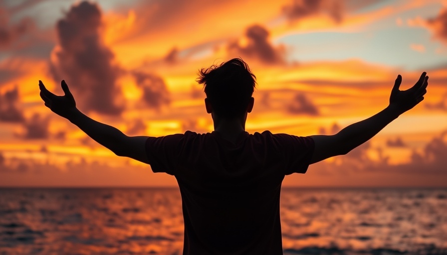 Silhouette at sunset reflecting on subjective experiences research.