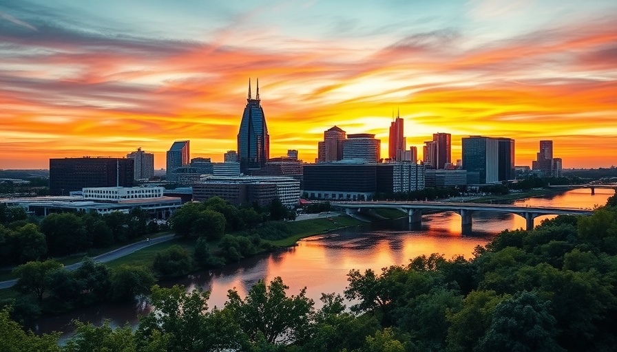 Indiana city skyline symbolizing property value increase in 2025.