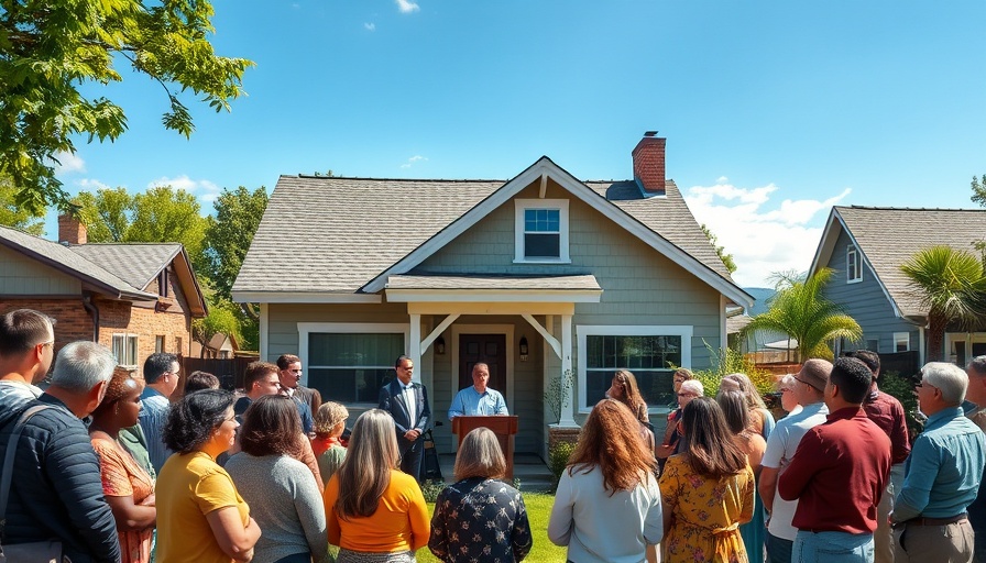 Community event on affordable housing initiatives in Northwestern Indiana suburb.
