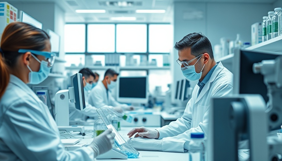 Radiopharmaceutical Capital of the World laboratory with scientists working.