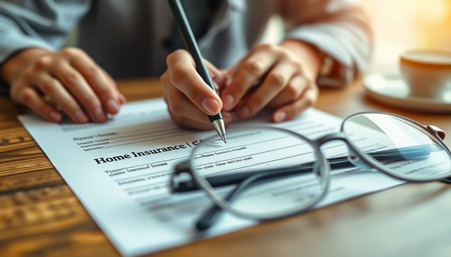 Person filling out home insurance form reflecting Indiana home insurance increases