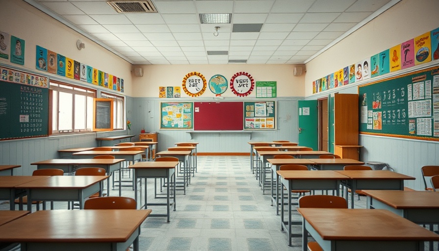 Empty classroom in Indiana highlights Head Start funding crisis.