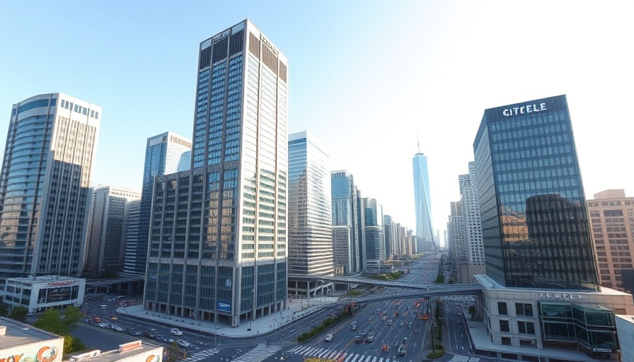 Modern office buildings symbolizing Goodwill Horizon House merger.