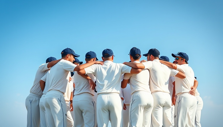 Gill's captaincy performance as cricket team huddles.