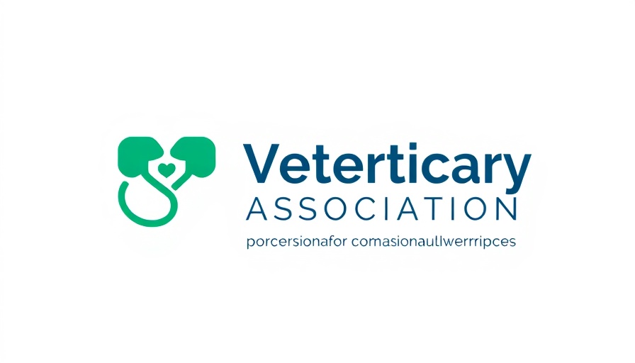 AVMA logo with green veterinary symbol.