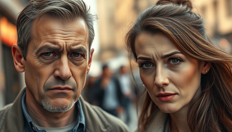 Contrasting responses to stress; male and female expressions.