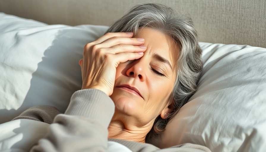 Middle-aged woman resting naturally, illustrating tips for improving sleep quality naturally.