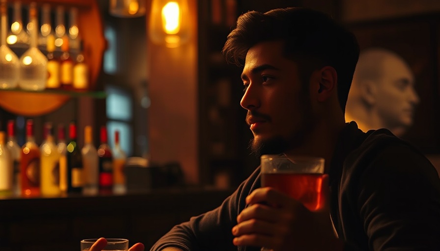 American drinking habits survey setting in cozy bar.