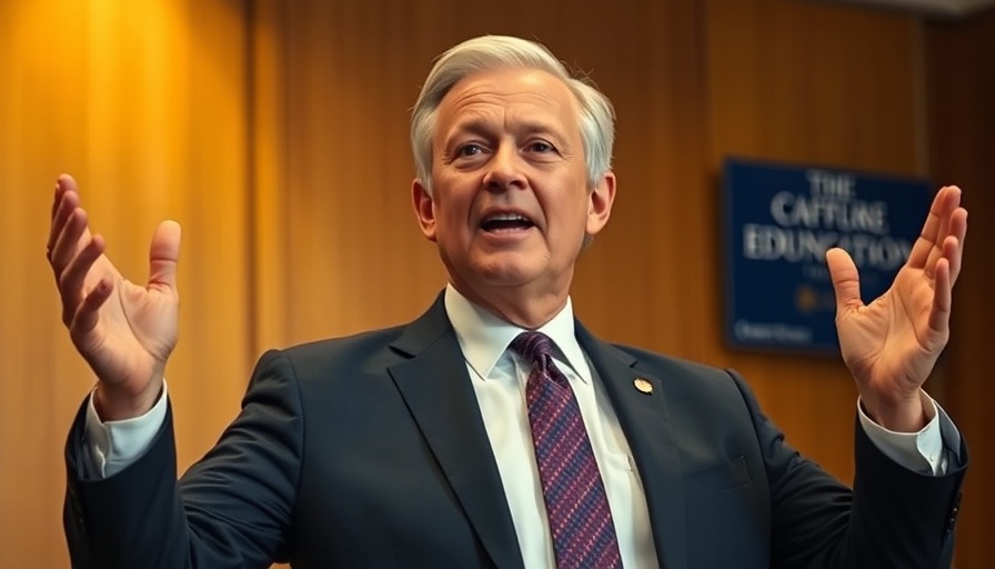 Politician emphasizes investments in public education in North Carolina.