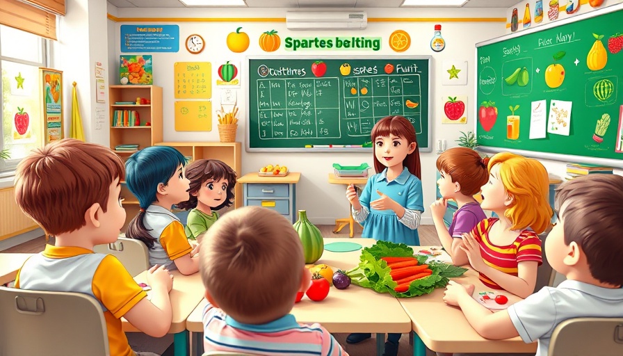 Improving children's nutrition in schools with engaging educational activities.