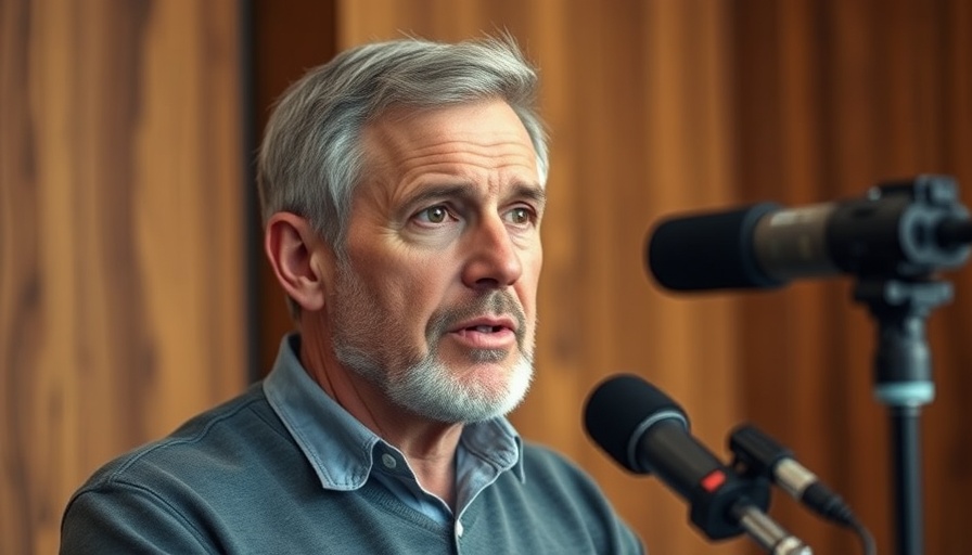 Middle-aged man discussing symptoms of nutritional deficiencies indoors.