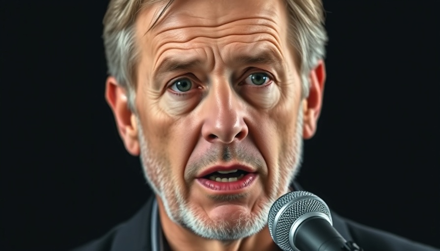 The Most Dangerous Food for Your Liver: man with serious expression, speaking.