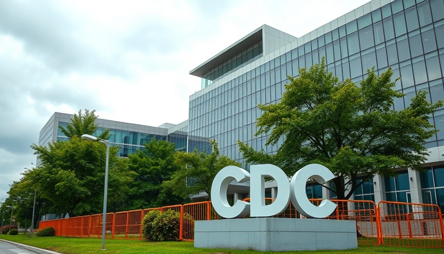 Modern CDC headquarters suggesting latest developments in mental health.