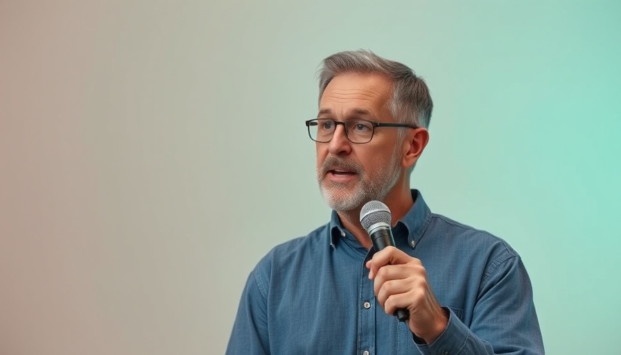 Middle-aged man discussing the importance of magnesium for health.