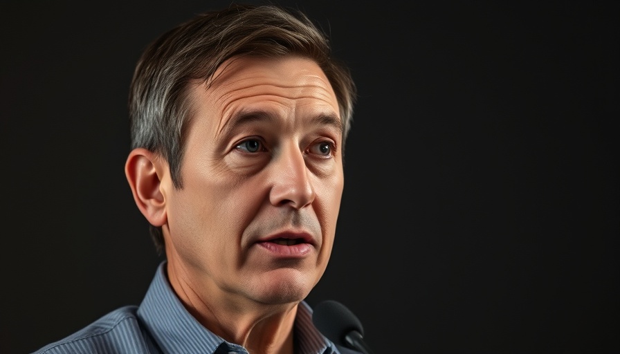 Middle-aged man discusses viral health trends in a video.