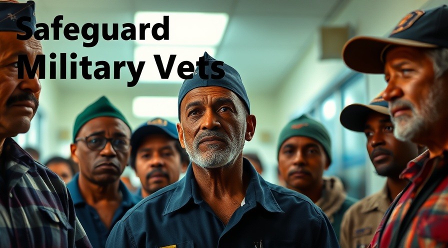 Veterans discuss transitioning from military service to civilian life at a VA hospital.