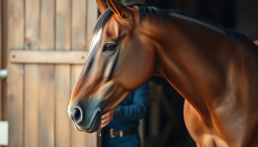 Horse drinking electrolyte supplement from a green bucket.