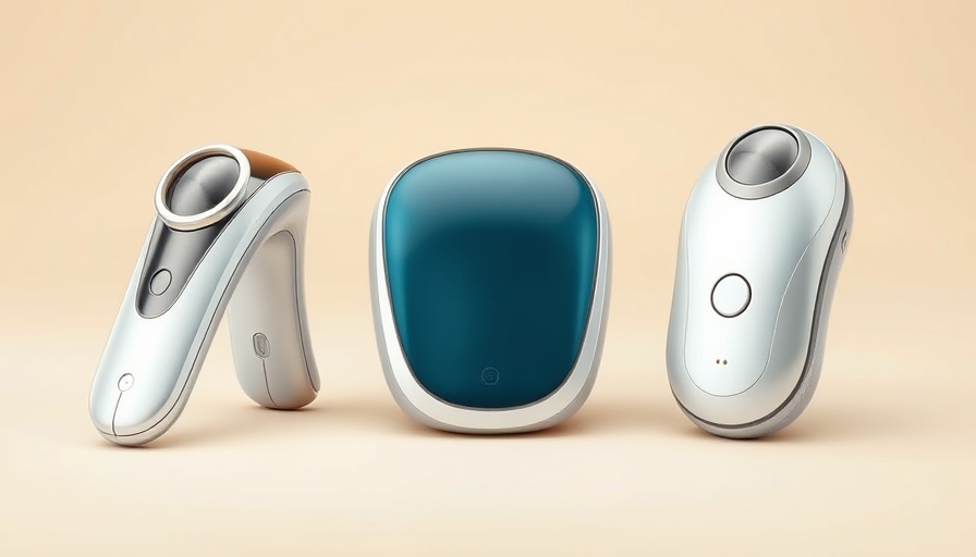 Futuristic beauty devices showcasing the best beauty inventions of 2025.