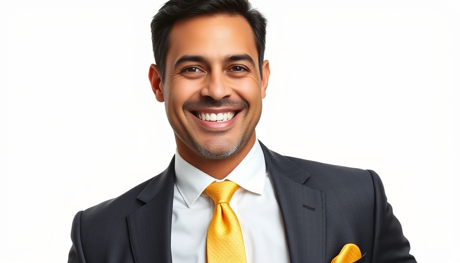 Smiling man in a suit, featuring a confident pose.